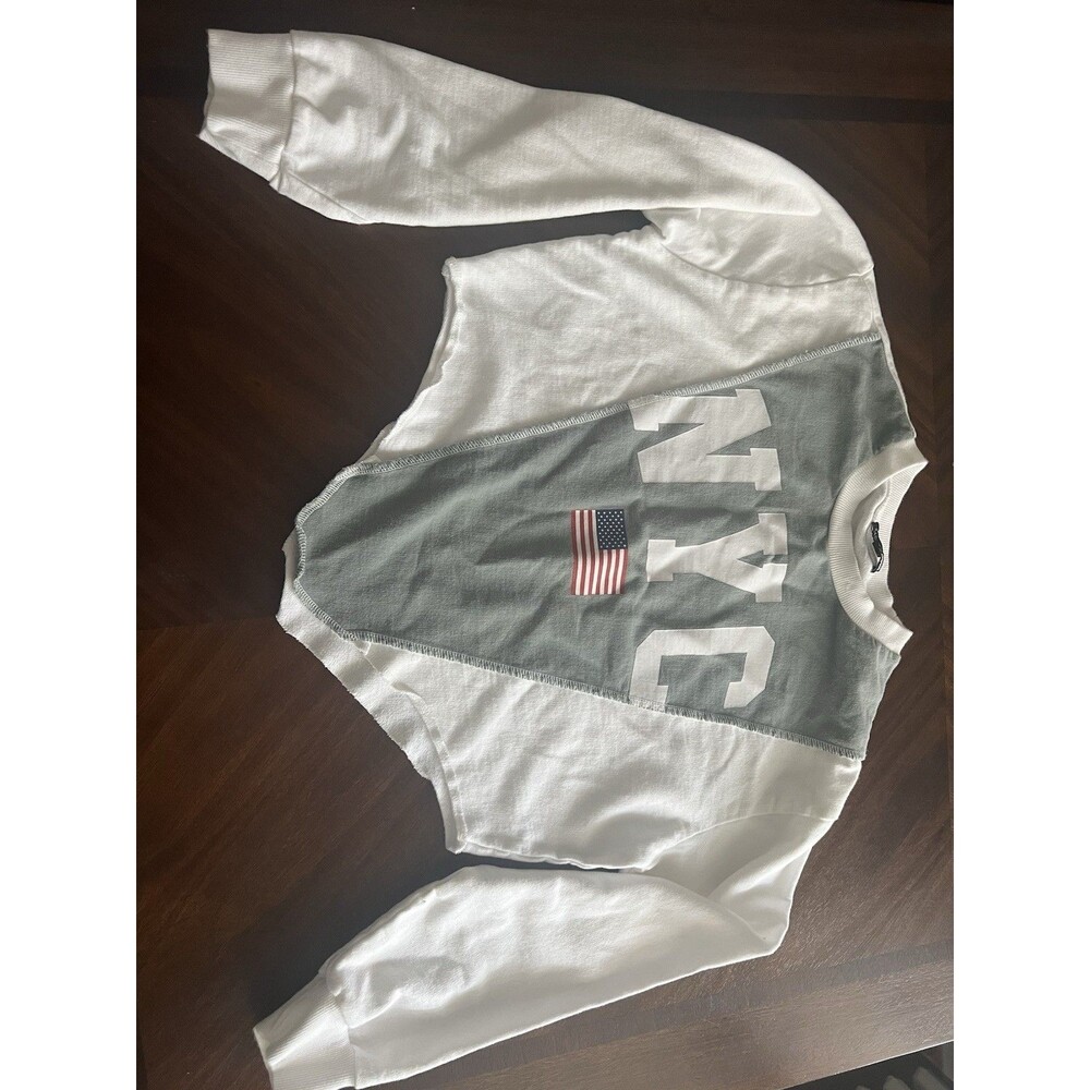 Fashion Nova sweater sleeves cropped crewneck mini Wow